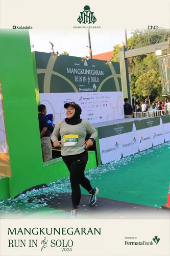 Race photo from Mangkunegaran Run 2024