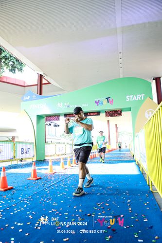 Race photo from BAF LIONS RUN 2024