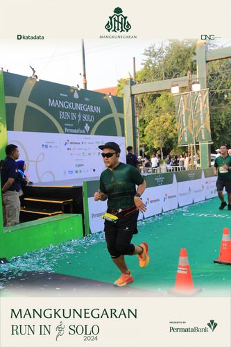 Race photo from Mangkunegaran Run 2024