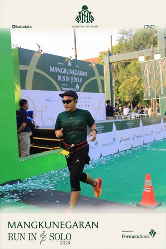 Race photo from Mangkunegaran Run 2024