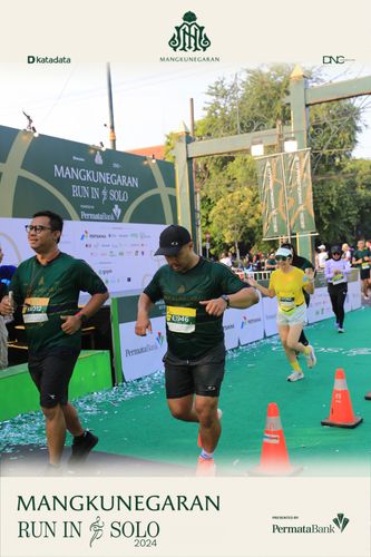 Race photo from Mangkunegaran Run 2024