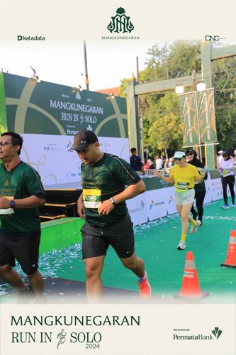 Race photo from Mangkunegaran Run 2024