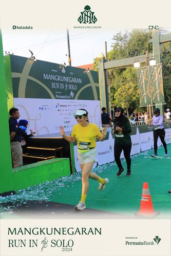 Race photo from Mangkunegaran Run 2024
