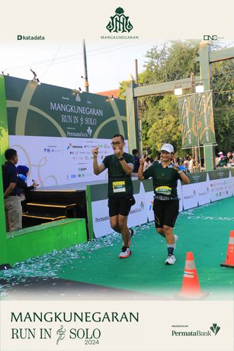 Race photo from Mangkunegaran Run 2024