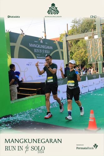 Race photo from Mangkunegaran Run 2024