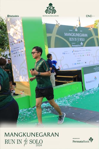 Race photo from Mangkunegaran Run 2024