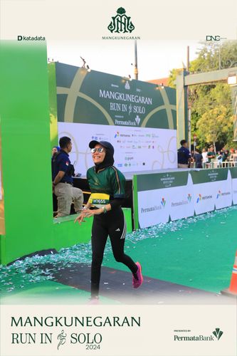 Race photo from Mangkunegaran Run 2024