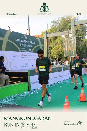 Race photo from Mangkunegaran Run 2024
