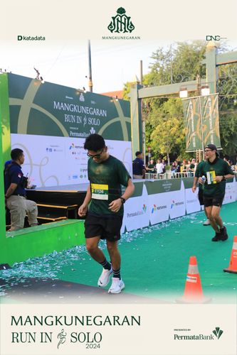 Race photo from Mangkunegaran Run 2024