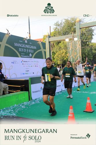 Race photo from Mangkunegaran Run 2024