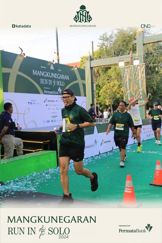 Race photo from Mangkunegaran Run 2024