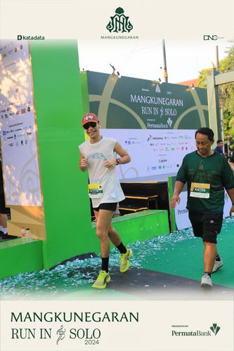 Race photo from Mangkunegaran Run 2024