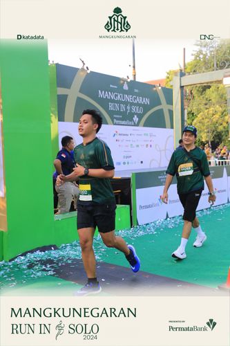 Race photo from Mangkunegaran Run 2024