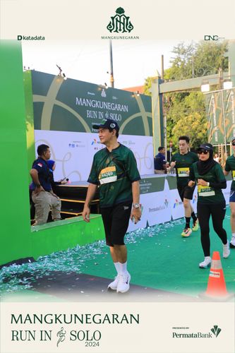 Race photo from Mangkunegaran Run 2024