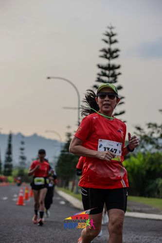 Race photo from CISANGKAN KBP CITY RUN 2025