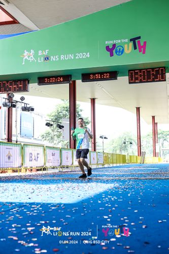 Race photo from BAF LIONS RUN 2024