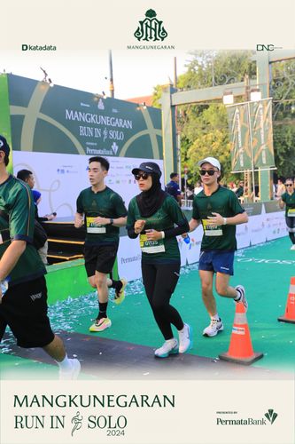 Race photo from Mangkunegaran Run 2024