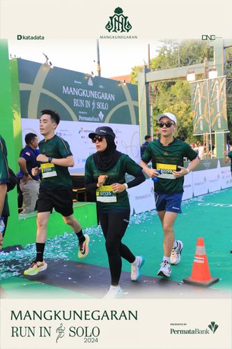 Race photo from Mangkunegaran Run 2024