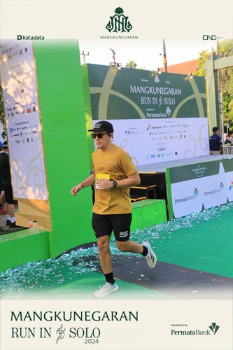 Race photo from Mangkunegaran Run 2024