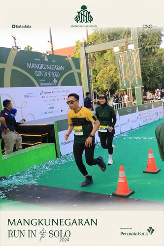 Race photo from Mangkunegaran Run 2024