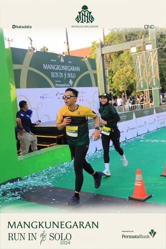 Race photo from Mangkunegaran Run 2024