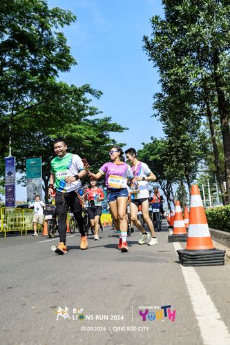 Race photo from BAF LIONS RUN 2024