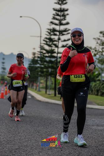 Race photo from CISANGKAN KBP CITY RUN 2025