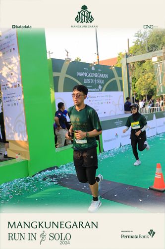 Race photo from Mangkunegaran Run 2024