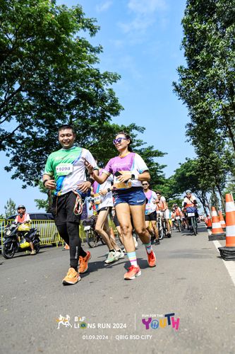 Race photo from BAF LIONS RUN 2024