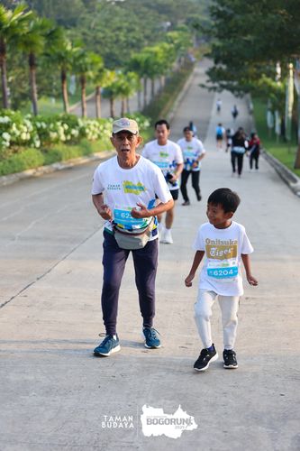 Race photo from Taman Budaya x BOGORUN 2025