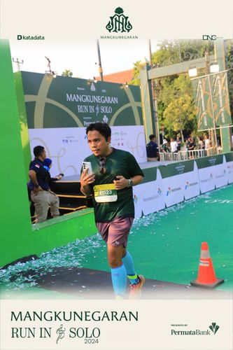 Race photo from Mangkunegaran Run 2024