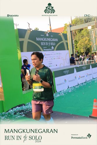 Race photo from Mangkunegaran Run 2024