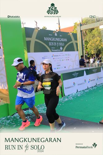 Race photo from Mangkunegaran Run 2024