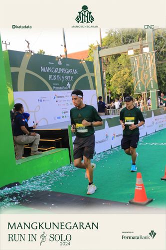 Race photo from Mangkunegaran Run 2024