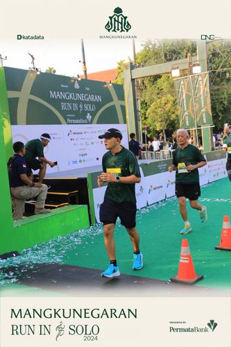 Race photo from Mangkunegaran Run 2024