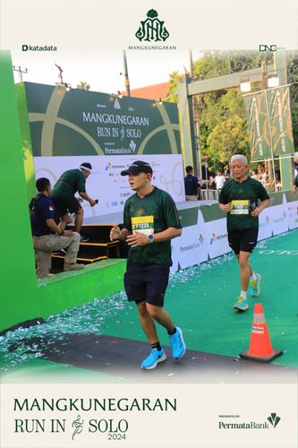 Race photo from Mangkunegaran Run 2024