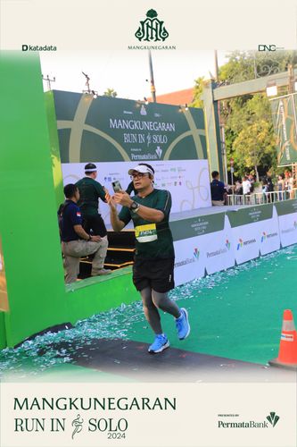 Race photo from Mangkunegaran Run 2024