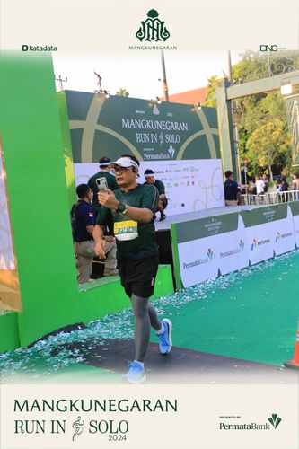 Race photo from Mangkunegaran Run 2024