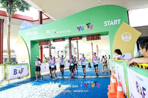 Race photo from BAF LIONS RUN 2024