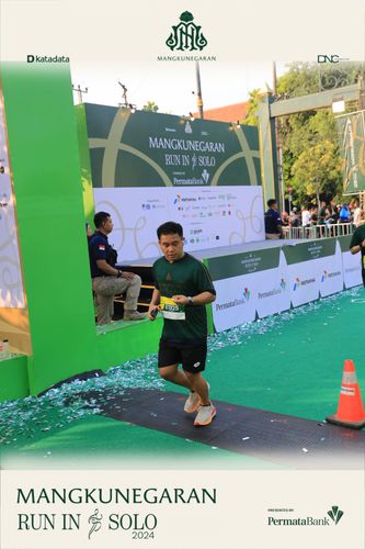 Race photo from Mangkunegaran Run 2024