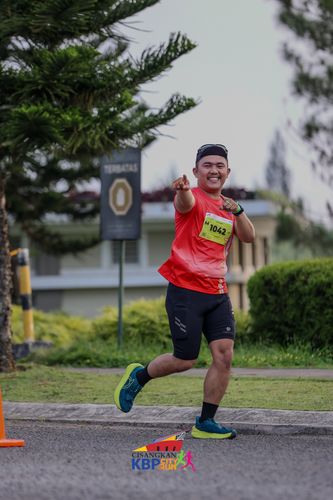 Race photo from CISANGKAN KBP CITY RUN 2025