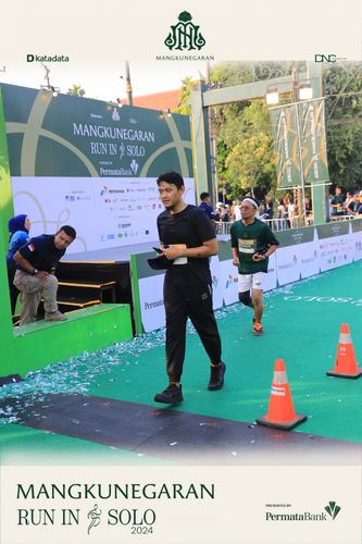 Race photo from Mangkunegaran Run 2024