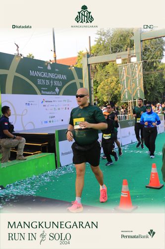 Race photo from Mangkunegaran Run 2024