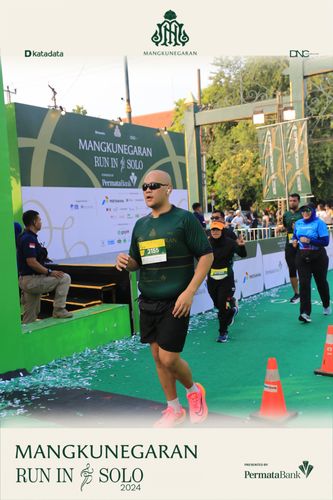 Race photo from Mangkunegaran Run 2024