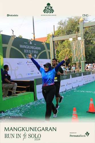 Race photo from Mangkunegaran Run 2024