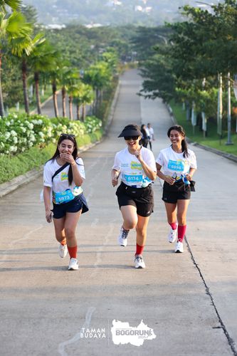 Race photo from Taman Budaya x BOGORUN 2025