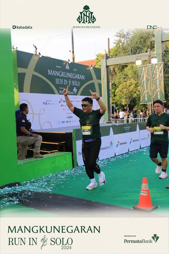 Race photo from Mangkunegaran Run 2024