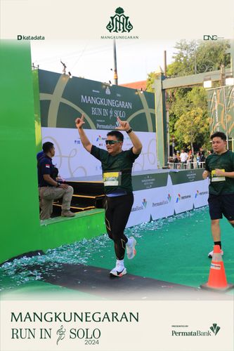 Race photo from Mangkunegaran Run 2024