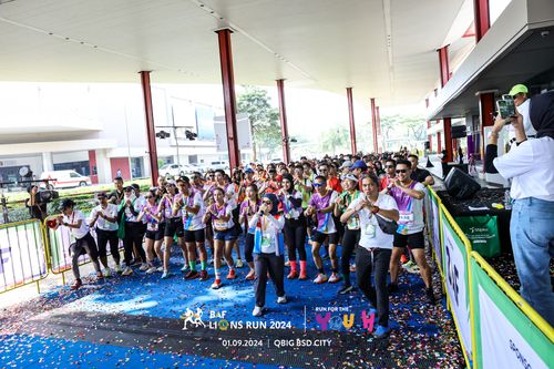 Race photo from BAF LIONS RUN 2024