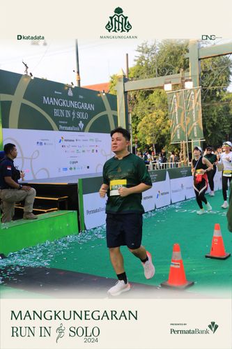 Race photo from Mangkunegaran Run 2024